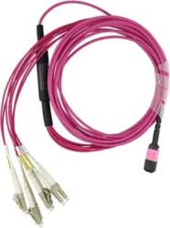 MPO-4xLC Multimode OM4 Patch kabelis BlueOptics