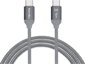 Nevox 1653 USB kabelis pelēks