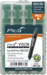 Pica VISOR Permanent Replacement Refills Green