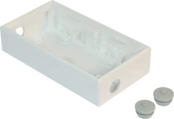 Shelly Surface-Mounted Double Enclosure for Wall