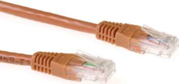 ACT Brown 1 m U/UTP CAT6A