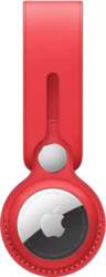 Apple AirTag Leather Loop Red