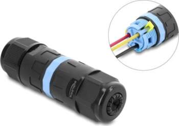 Delock Inline Cable Connector 3 Pin