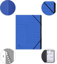 Exacompta Expanding File 7 Compartments A4