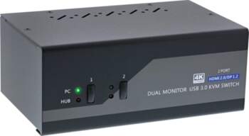 InLine KVM Desktop Switch, 2-portu, Divi
