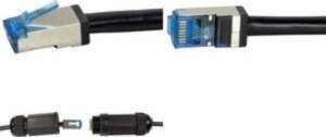 Logilink CQ7083S Ethernet Patch Cable Melns