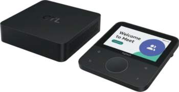 Logitech Base ar Tap+ Google Meet