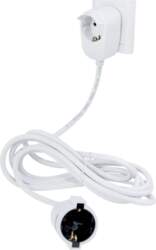 REV Schuko Extension 3m White Powersplit