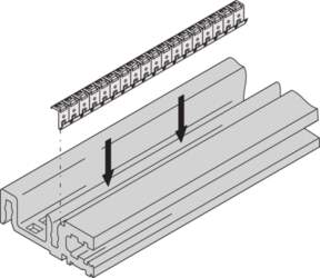 Schroff 24560245 EMC blīve vāka plāksnei