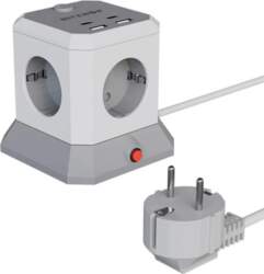 BlitzWolf BW-EC1 4xAC 2xUSB-A 2xUSB-C pagarinātājs