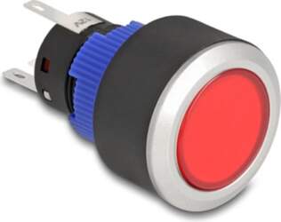 Delock 22 mm Panel Mount Push