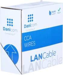 DSIT CAT6 U/UTP 50m elastīgs pelēks