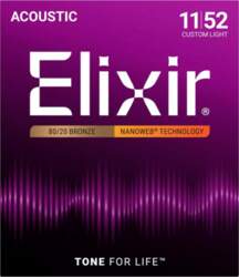Elixir Strings 11027 Custom Light NANOWEB