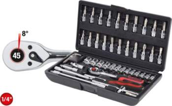 KS TOOLS 1/4 collu CHROMEplus 48