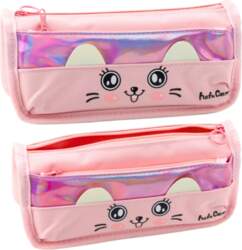 LEAN School Pencil Case With Cat