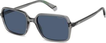 Polaroid PLD6247SKB7 Men`s Rectangular Polarized Sunglasses