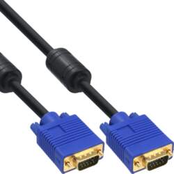 InLine 17719T S-VGA kabelis, 15-pin HD