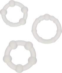 CalExotics Silicone Beaded Rings Set of