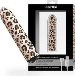 Custom Bullets Leopard Magnetic Mini Massager