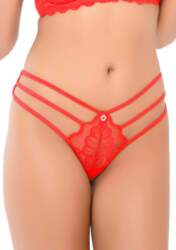Daring Intimates Chilirose Lace String with