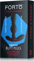 FORTO Vibrating Plug Black - 20
