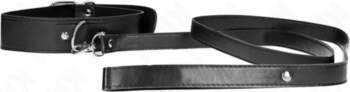 KINK Adjustable Black Collar and Leash