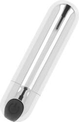 OHMAMA Silver Compact USB Rechargeable Vibrating