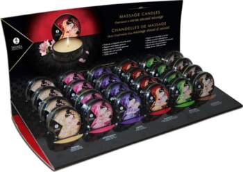 Shunga Massage Candle Display 30 ml
