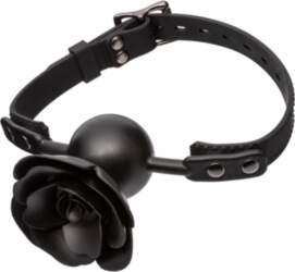 CALEXOTICS Forbidden Removable Rose Gag Silicone