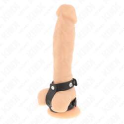 KINK Adjustable Double Leather Ring -