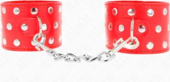 KINK Adjustable Red Wrist Restraints with