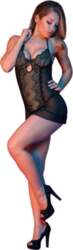 Magic Silk Exposed Nightgown & Mesh