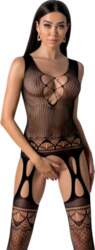 PASSION BS099 Black Bodystocking - One