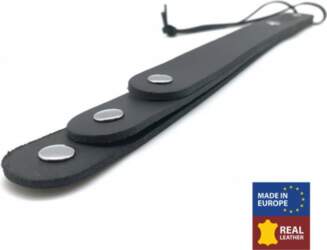 Red Leather Paddle Black 39.5cm