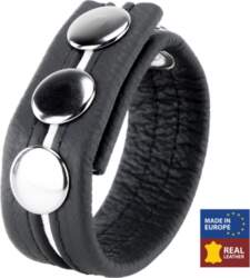 Red Leather Ring White - Custom