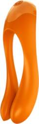 Satisfyer Candy Cane Mini Vibrator Black-Orange