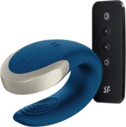 Satisfyer Double Love Blue - App-Controlled