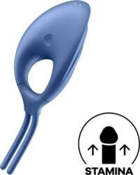 Satisfyer Swordsman Adjustable Vibrating Ring Blue