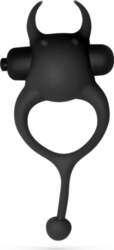 Crushious Daemon Vibrating Silicone Ring Black