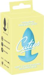Cuties Vibrating Plug Blue - Compact