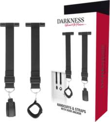 Darkness Adjustable Door Restraint System with