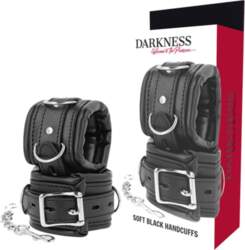 Darkness Padded Hand Restraints PU Leather
