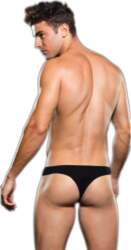 Envy Microfiber Thong Black M/L -