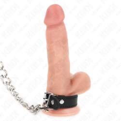 KINK Leather Ring with Adjustable Strap