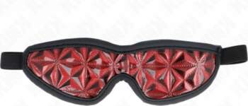 KINK Red Diamond Pattern Eye Mask