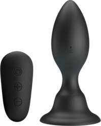 MR PLAY Vibrating Intimate Plug Black