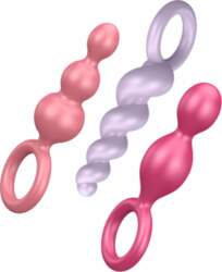 Satisfyer Booty Call Plugs Set Multicolor