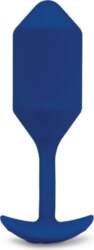 B-Vibe Vibrating Snug Plug 4 Navy