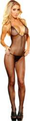 Lapdance Deep V Bodystocking Black -