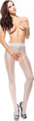 MissO P211 Silver Sheer Tights with